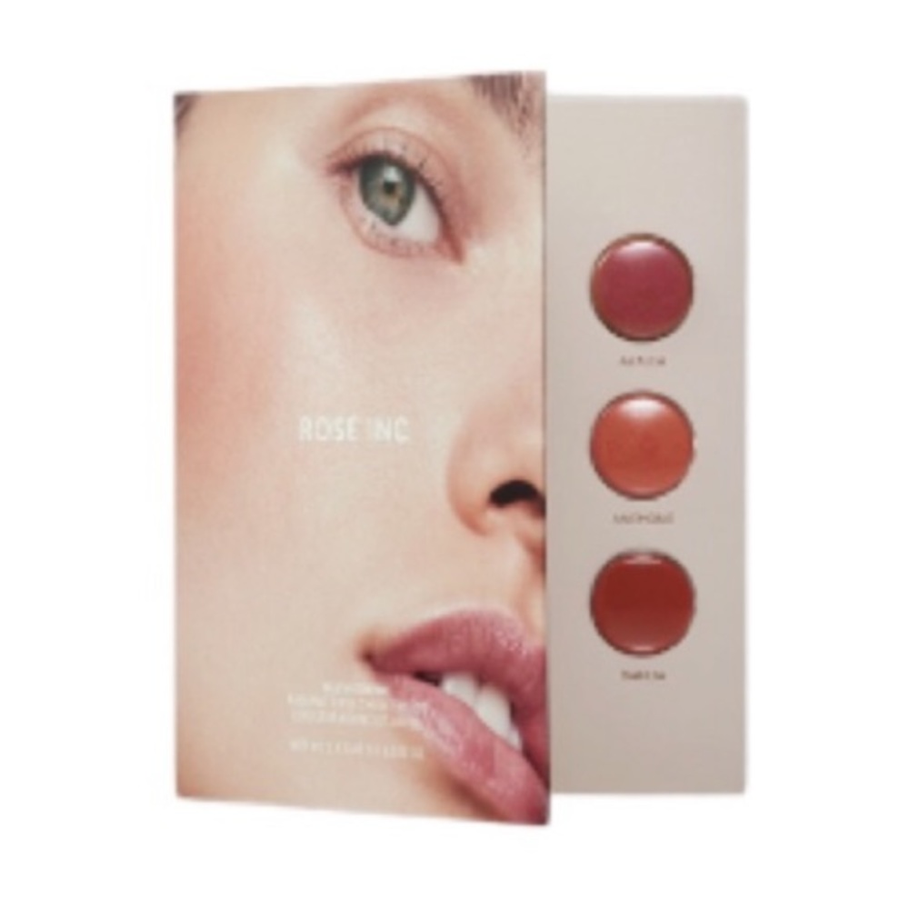 ROSE INC Cream Blush, 3-Shade Blister Sample